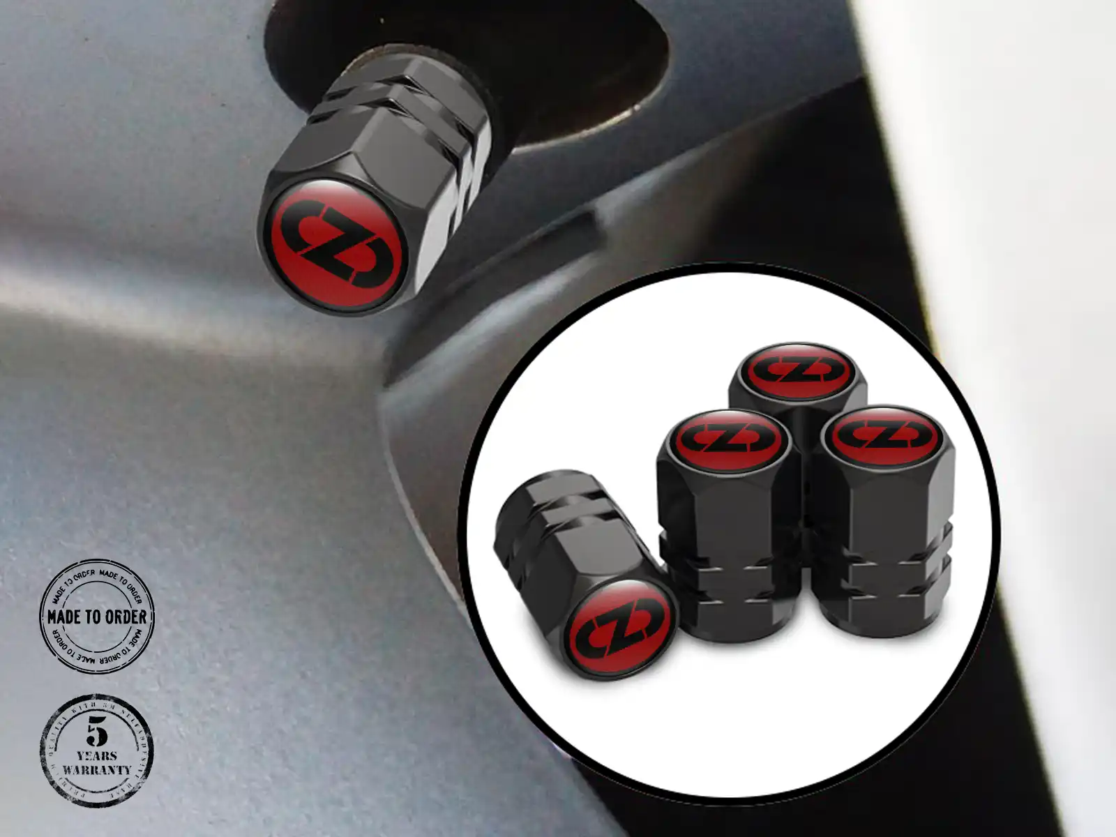 OZ Tyres Valve Caps for Bikes Tuning Max
